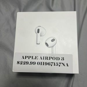 AirPods 3rd generation. From apple one hundred percent authentic.